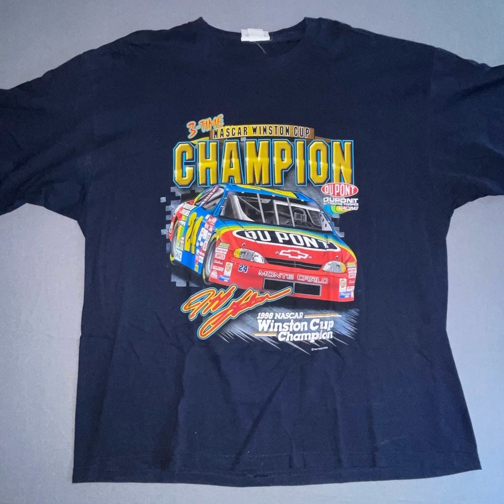 NASCAR Jeff Gordon 3 time winner shirt